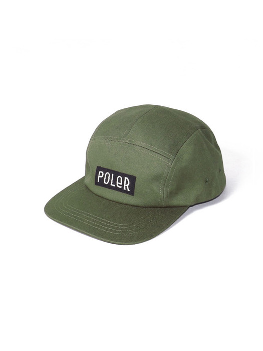 FURRY FONT 5PANEL DRAWCORD CAP OLIVE