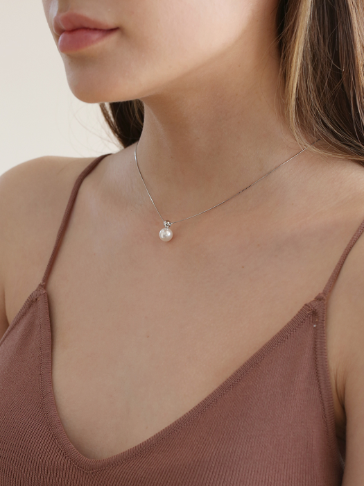 pearl drop necklace N020