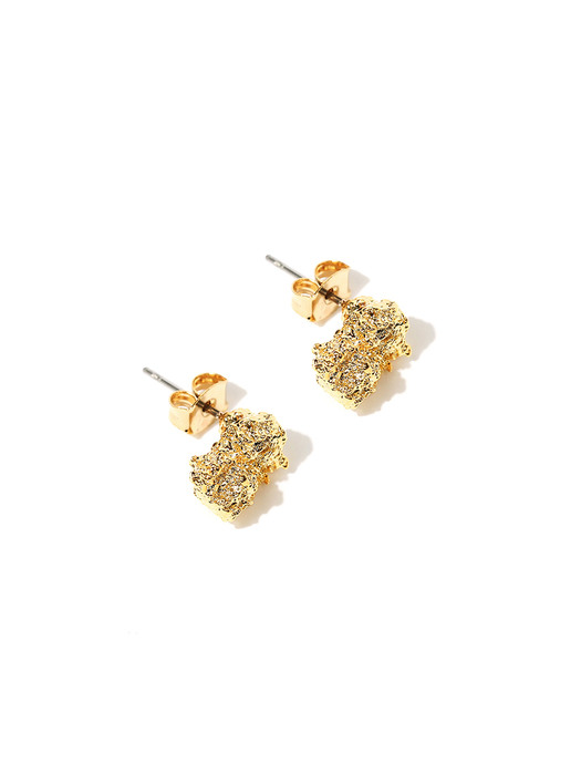 lump gold earring