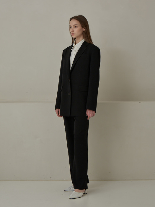 Single-Breasted Two-Button Blazer (JUSJ302-15)