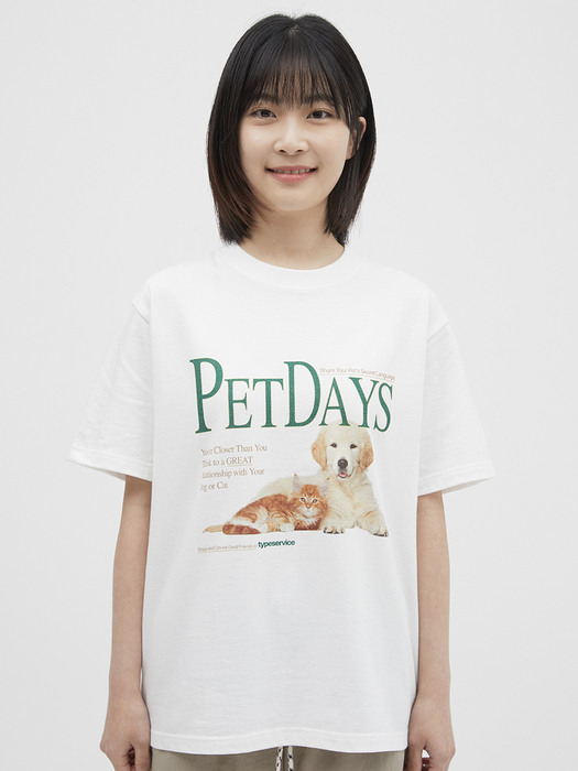 Pet Days T-shirt (Off White)