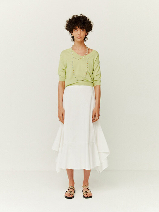 daily summer knit_lime