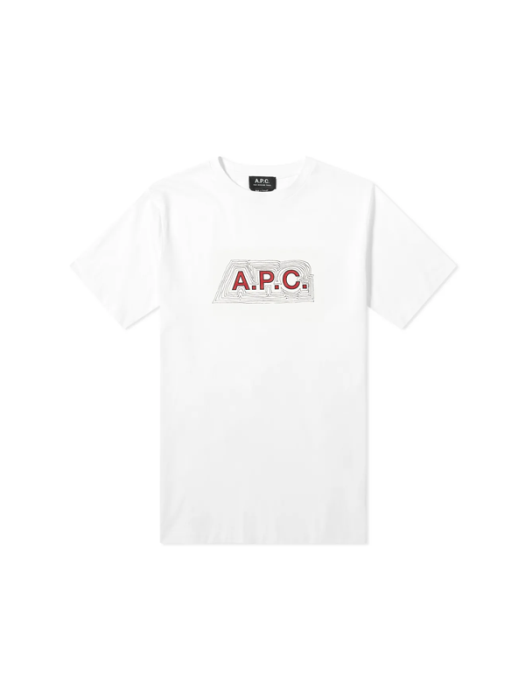 A.P.C. 아페쎄 로고 GARRY 반팔 티셔츠 COELH-H26039 AAB