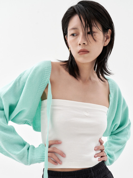 Knit Bolero Mint