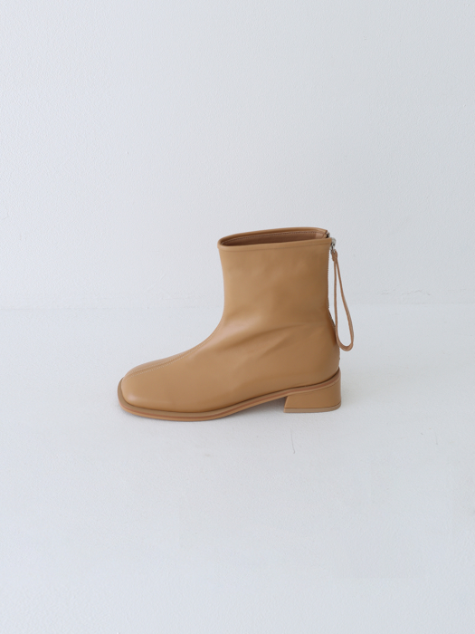 Zip Ankle Boots_21519_camelbeige