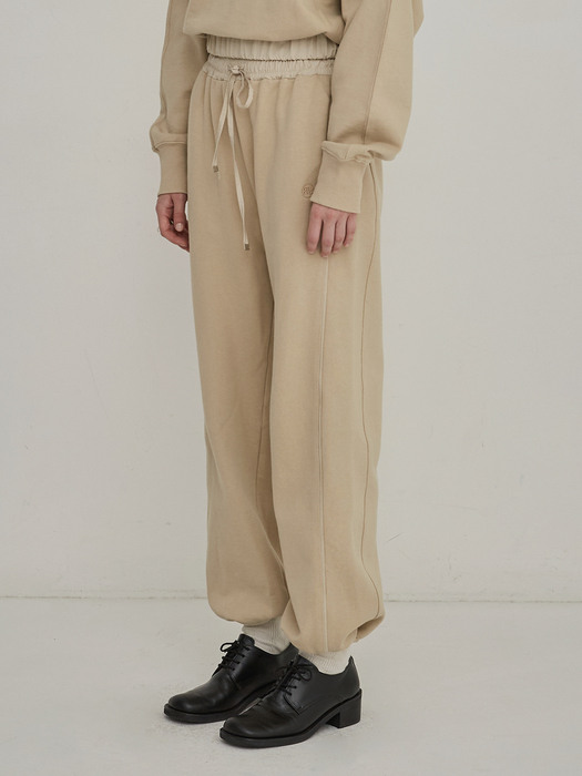 Two way sweatpants - Beige