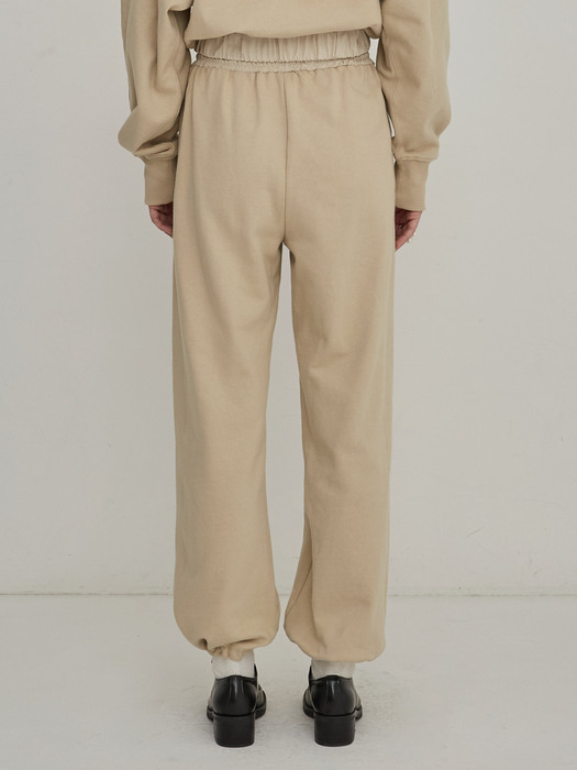 Two way sweatpants - Beige