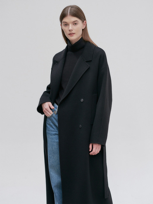 21FN premium handmade coat [BK]