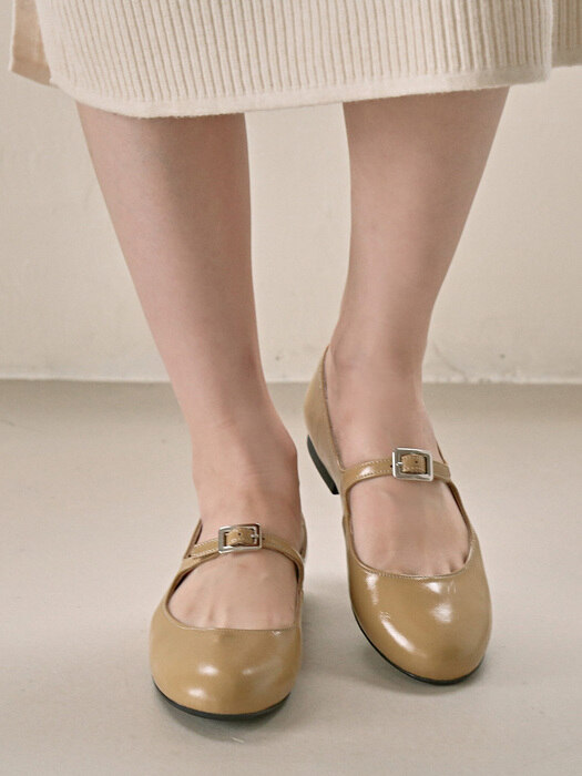 1540 Dain Maryjane Flat Shoes-3color