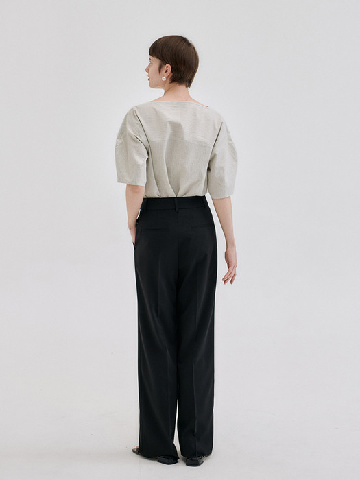 22MN new wide pants [BK]