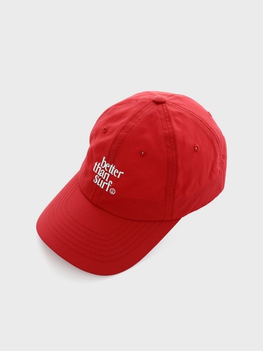 Smile Logo Beach Cap - Red 