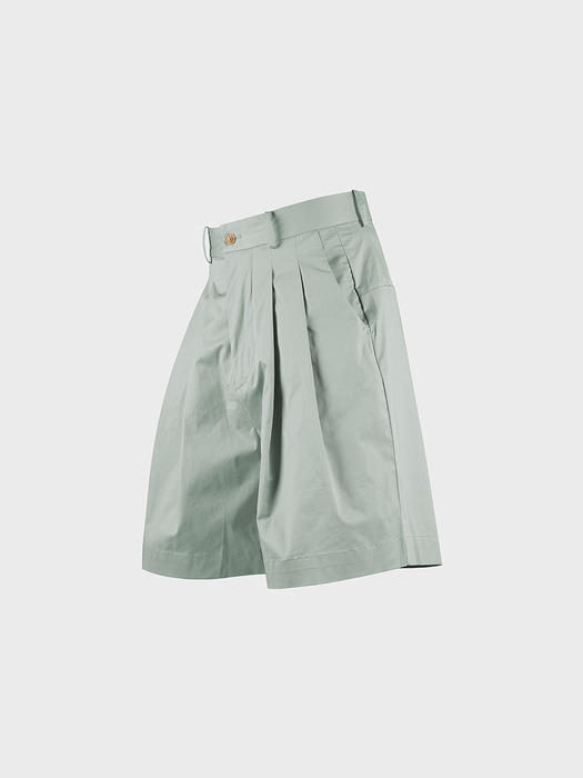 wide-leg short pants mint 