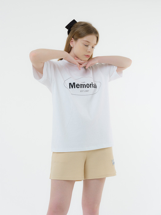 (UNISEX) Memorial Round Logo T-Shirt 티셔츠
