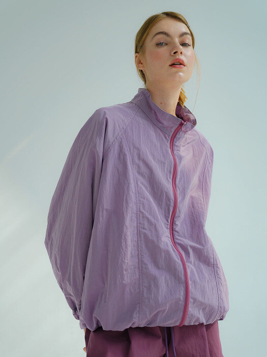 BOMBER WIND BREAKER JUMPER - LILAC PURPLE