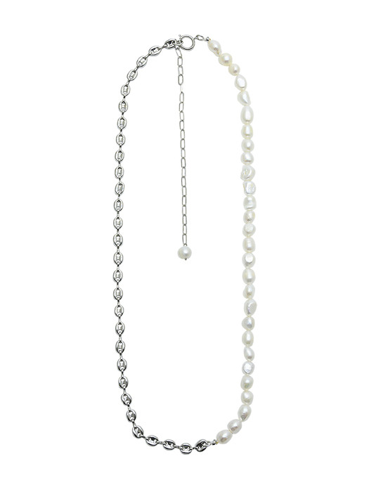 Pignose pearl belt necklace no3