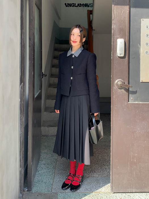 키라 플리츠 스커트 / KYRA PLEATS SKIRT_3colors