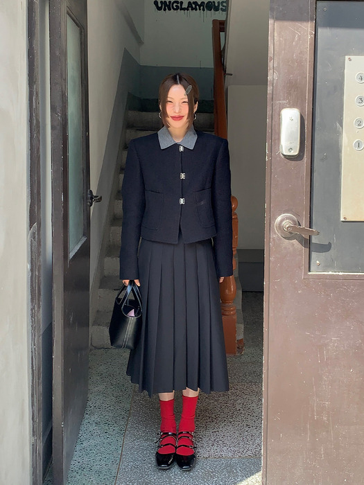 키라 플리츠 스커트 / KYRA PLEATS SKIRT_3colors