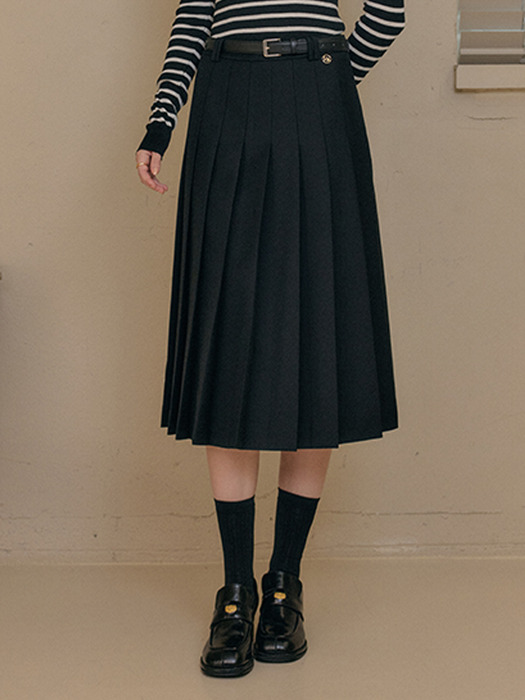 키라 플리츠 스커트 / KYRA PLEATS SKIRT_3colors