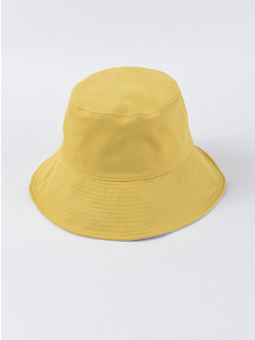 양면 벙거지 모자-Yellow