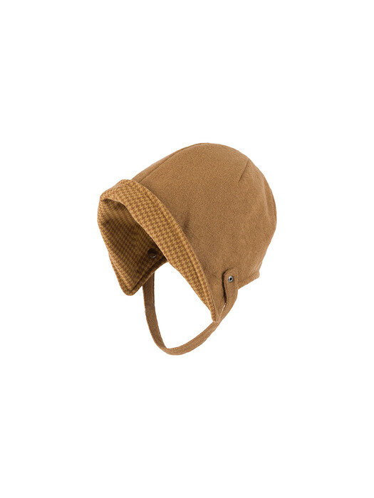 Reversible Strap Bonnet - Camel
