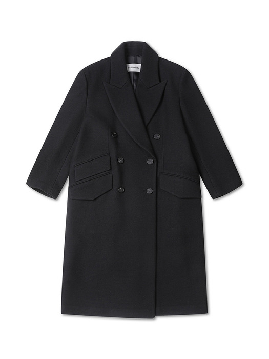 Tailored Double-breasted Coat_QWCAX22615GYD