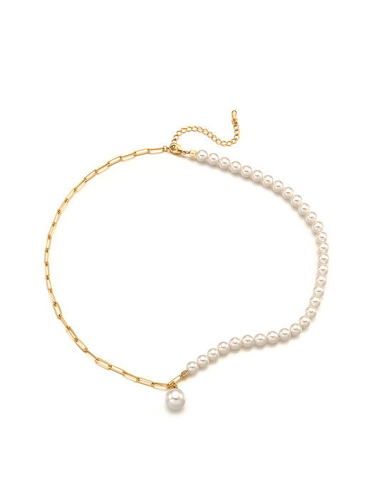 mell half pearl necklace