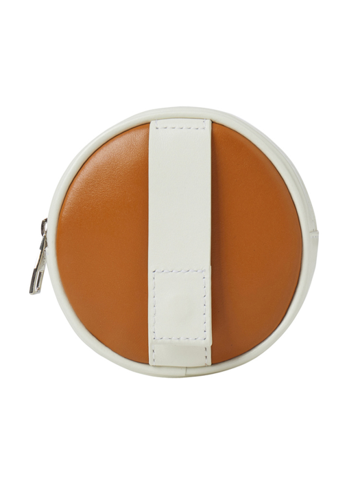 Space Golfer`s Leather Ball Case Belt