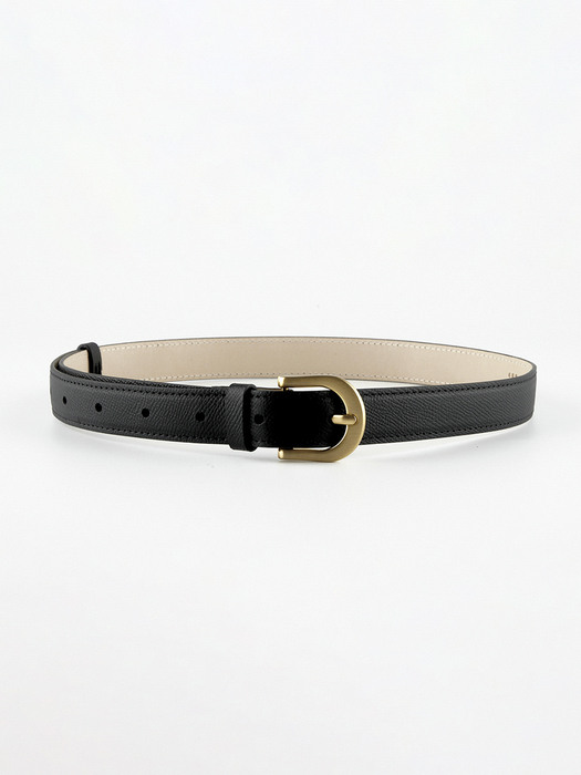 Curve Ople Leather Belt (Black)