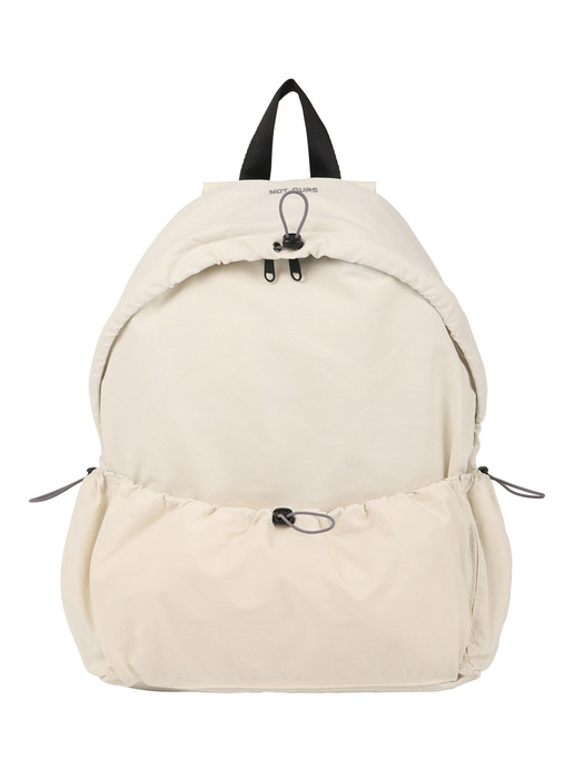 100% Recycled nylon backpack | Oatmeal