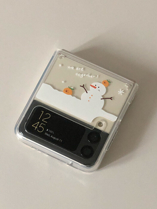 Happy holiday Z flip case