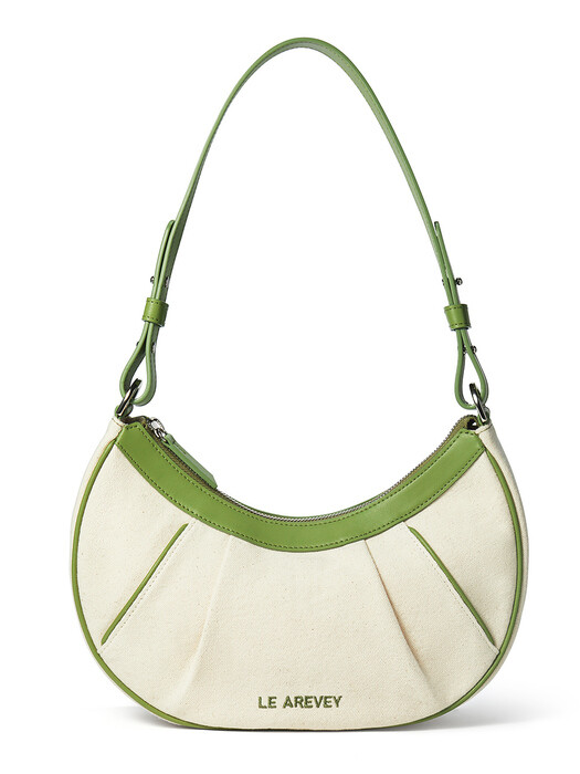 LE AREVEY BABY HOBO BAG[OLIVE GREEN]