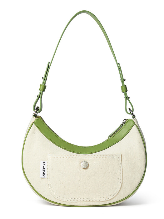 LE AREVEY BABY HOBO BAG[OLIVE GREEN]