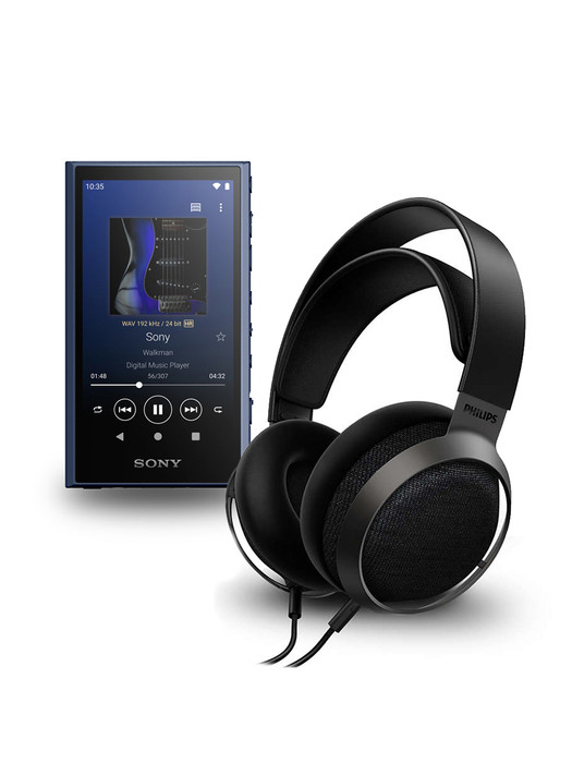 소니 워크맨 NW-A306 32GB DAP + Fidelio X3 헤드폰