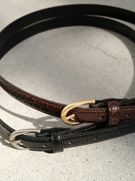 Classic leather belt (2Colors)