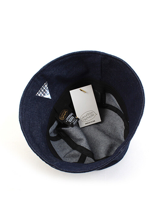 Belted Dark Denim Bucket Hat 버킷햇