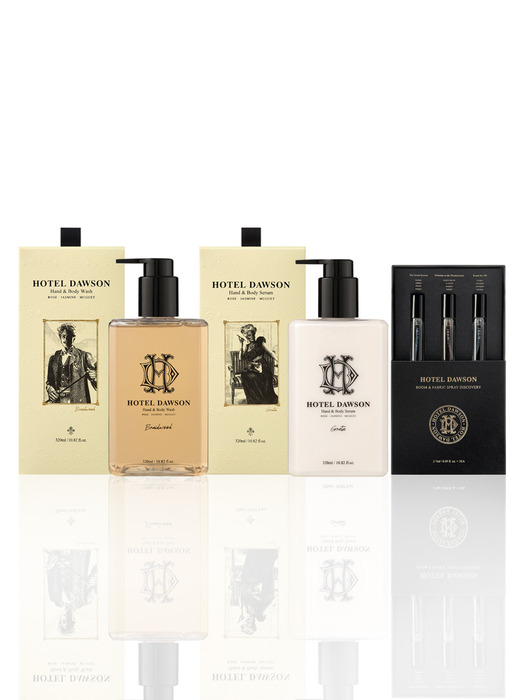 [W컨셉 단독] (바디워시 320ml 1종+세럼 320ml 1종+룸앤패브릭스프레이 디스커버리세트 2.7ML*3EA 증정)