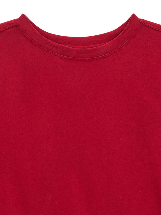 SIDE LOGO TAPING TOP IN RED