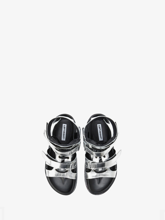 High-top Sneakers Sandal - silver