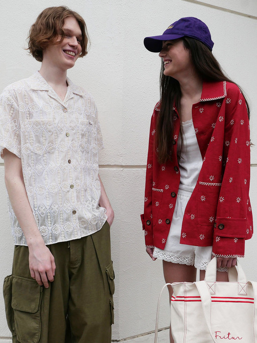 【FRITUR】The KYOTO Jacket RED MUSINSA公式 | FRITUR The KYOTO Jacket RED_F243JK01