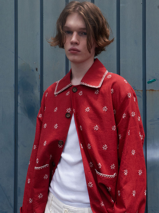 【FRITUR】The KYOTO Jacket RED MUSINSA公式 | FRITUR The KYOTO Jacket RED_F243JK01