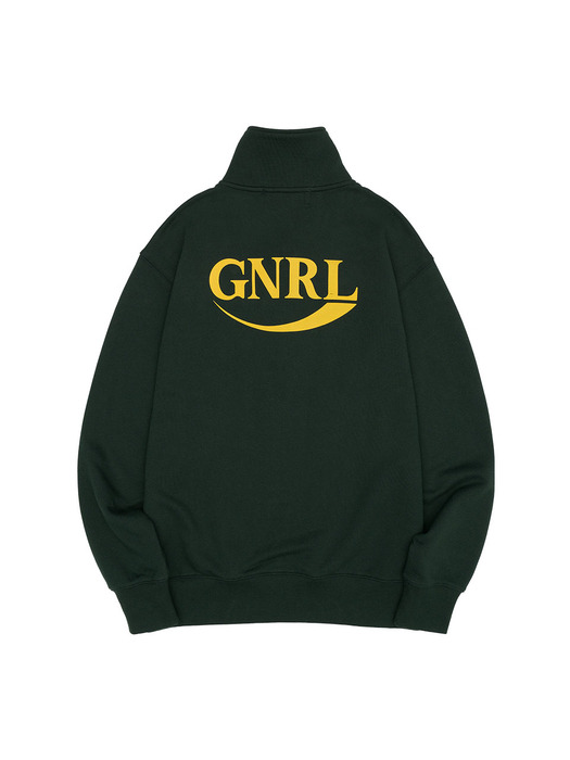 UNISEX GNRL 하프 집업 스웨트 셔츠 [GREEN] / SBC3U02007