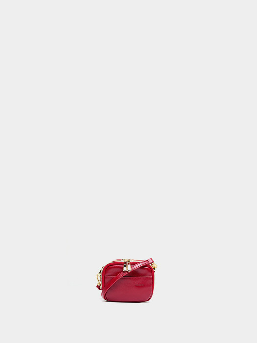 Sand Mini Leather Bag_RED