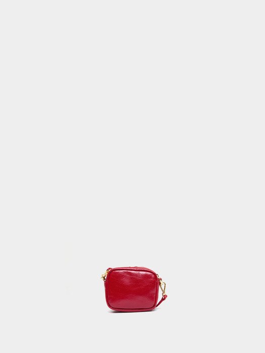 Sand Mini Leather Bag_RED