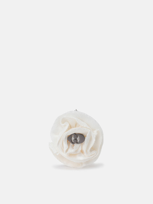 [Atelier] Flower Corsage Single Earing_LXEAM24820IVX
