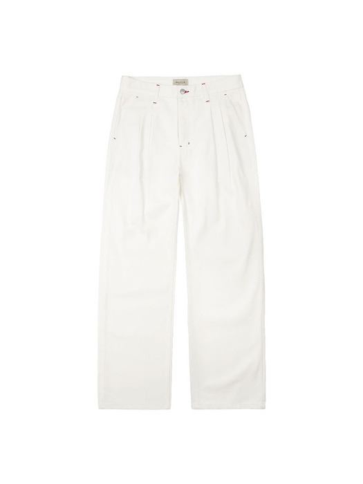 560 Wide Denim Trousers (White)