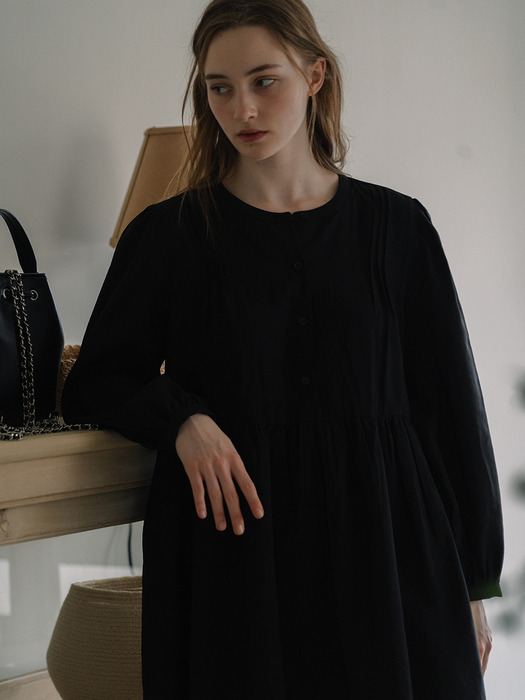 Pure Midi Dress - Black