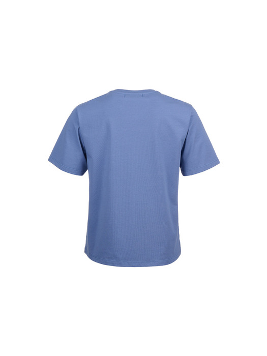 GNRL 실켓 스판 티셔츠 [BLUE] / WBD1L01503