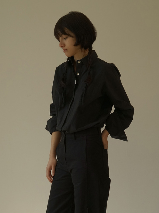 SHIRT_#01_KOREAN FABRIC (BLACK)