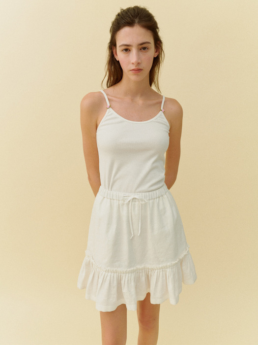 Noto Tank Top in White