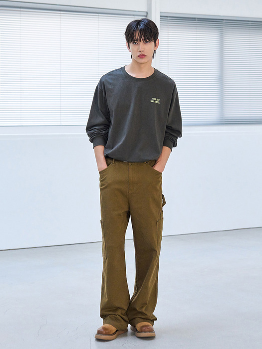 MAN 와이드 워크 팬츠 [OLIVE KHAKI] / SBD3M11001